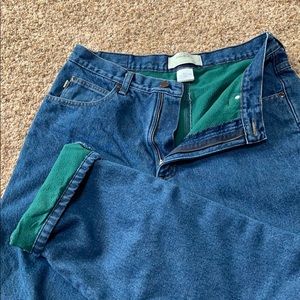 L.L. Bean Fleece lined jeans